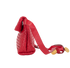 Intrecciato The Fold Bag, &pound;795, Handbags, Red, Leather, Bottom view